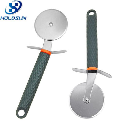 Stainless Steel Pizza Cutter – Comfortable Handle &amp; Durable Metal Blade