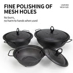 Yurtrain Metal Kitchen Utensils with Lid – Fruit Plate &amp; Drain Basket  Single