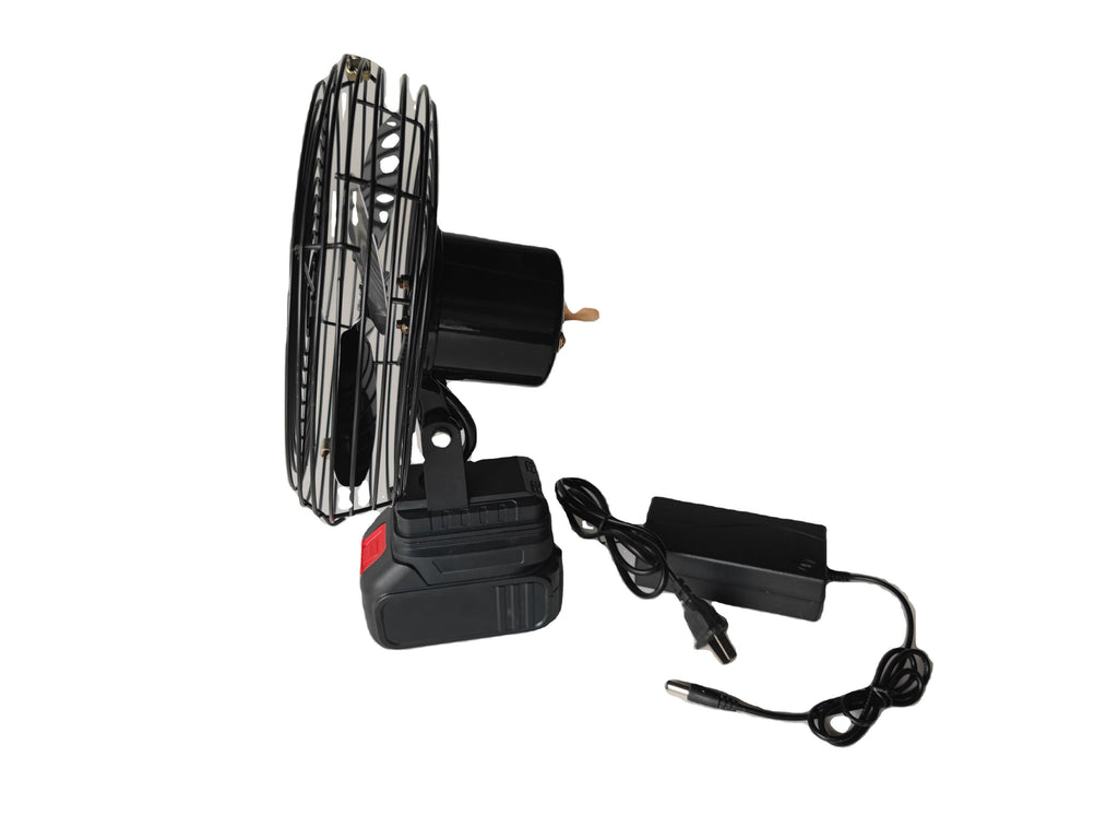 8-Inch Lithium Electric Metal Fan – Portable, Stable &amp; Rechargeable