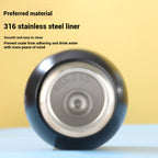 Modern 304 Stainless Steel Mini Thermos Cup High Color Value Business Travel Gift Small Fat Ding Design Cross-Border for Girls