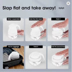 Foldable and Portable Teapot Water Heater 600ML Household Travel Electric Water Kettle 220V Kitchen Appliances Water Boiling Pot