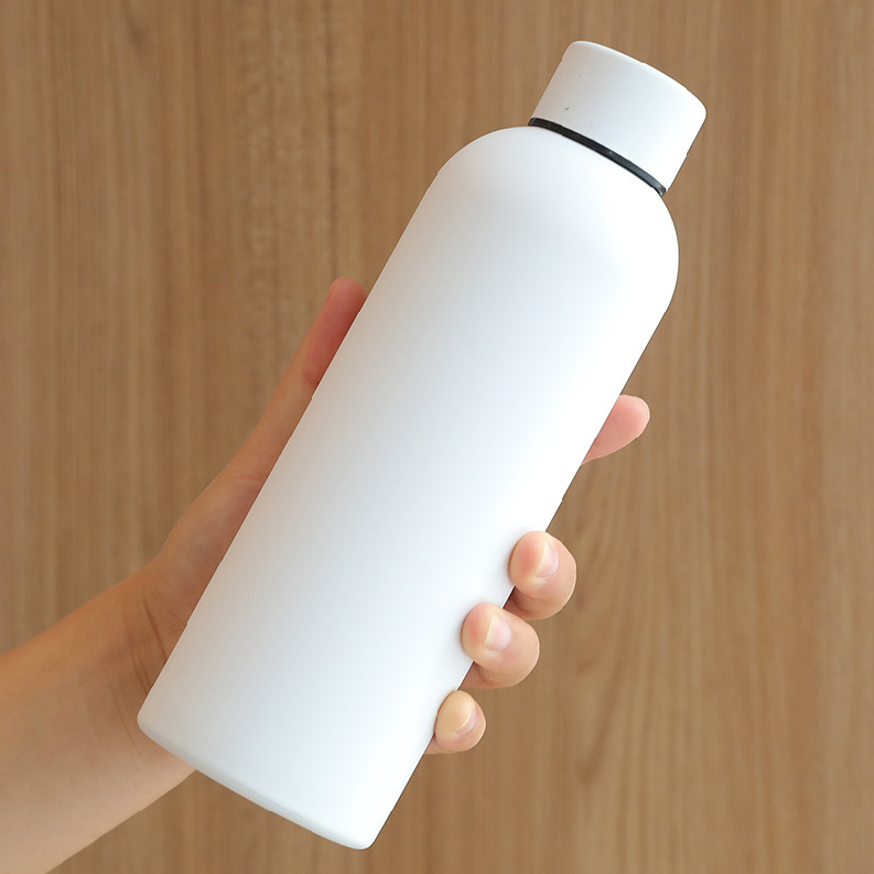 500ml Double Wall Stainless Steel Vacuum Hot Cold Water Insulation Customized Printing Student Gift Water Bottles