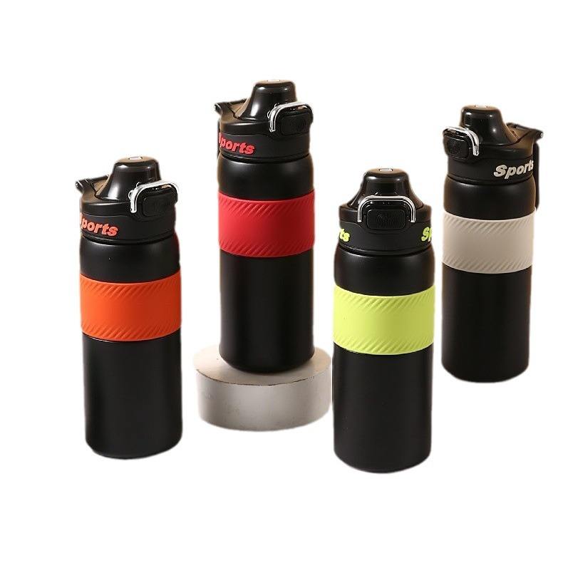Top Selling Custom Logo 800ml 316 Stainless Steel Sport Insulated Vacuum Water Bottle With Handle and Lid