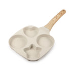 Square 4 Holes Non Stick Mini Egg Fry Pan Hamburger Breakfast Flat Pan No Stick Frying Pan Kitchen Utensils