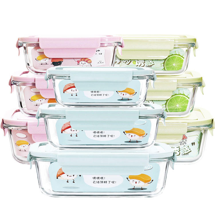 High Borosilicate Glass Lunch Box – Household Bento Box