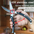 9.84" Multifunctional Stainless Steel Kitchen Scissors