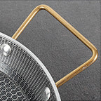 Stainless Steel Double Handle Paella Pan