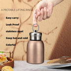 Modern 304 Stainless Steel Mini Thermos Cup High Color Value Business Travel Gift Small Fat Ding Design Cross-Border for Girls