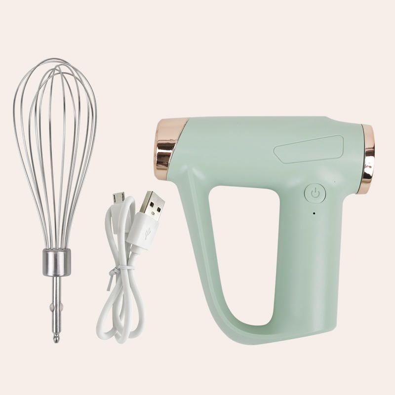 New Kitchen Handheld Electric Egg Beater – USB Wireless Cream Whipping Mixer