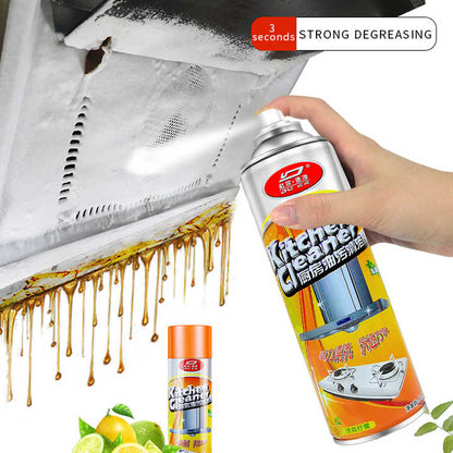 Heavy duty kitchen grease remover aerosol spray