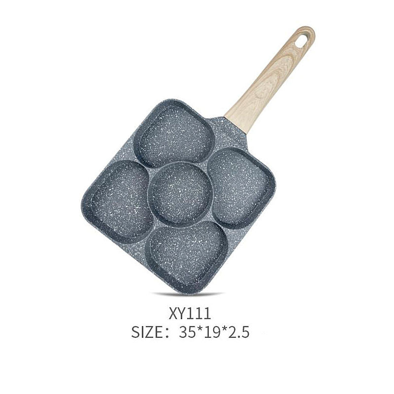 Breakfast Frying Pan – Non-Stick, 3/4/5-Hole Design