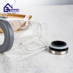 750ml Glass Cooking Oil Dispenser Bottle with Lid &amp; Stopper – Leak-Proof Kitchen Oil Storage Bottle