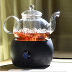 Factory Direct Handmade Borosilicate Glass Tea Kettle – Stovetop Safe Teapot with Removable Infuser (600ml)