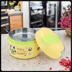 Cute Cartoon Stainless Steel Lunch Box Bento for Kids Food Container with Spoon