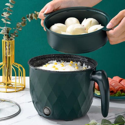 1.8L Mini Electric Pressure Cooker & Rice Cooker | Multifunctional Non-Stick Portable Cooker