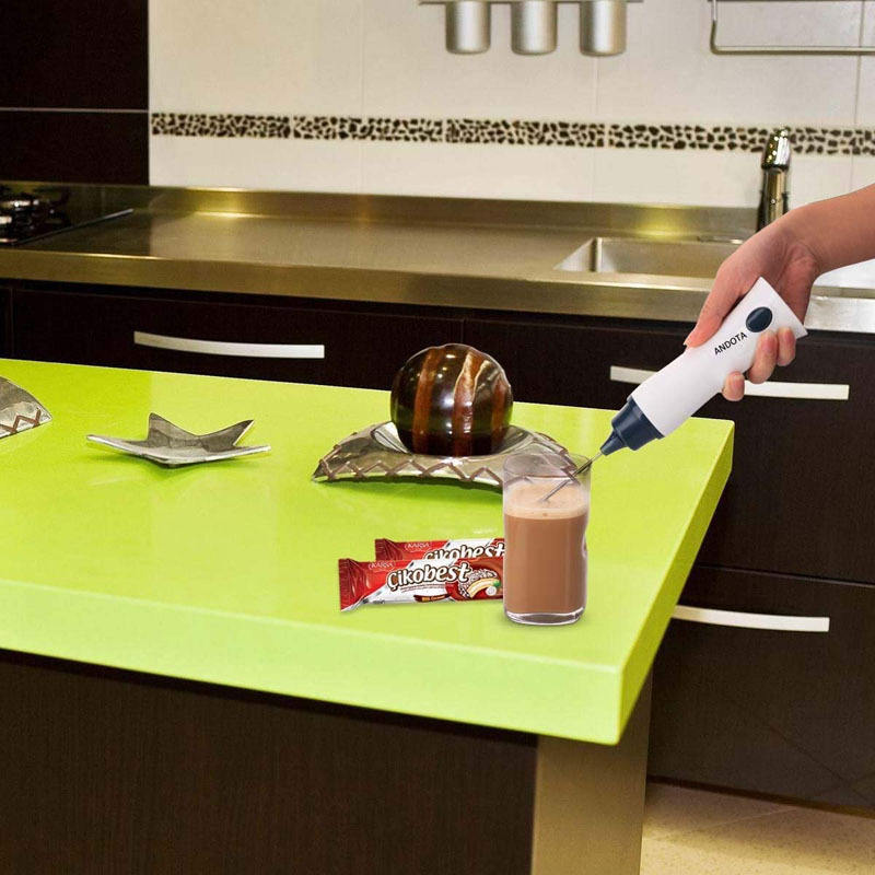 Cheap 220v Electric Handheld Mini Milk Frother With EU Plug One Head Mixer for Coffee