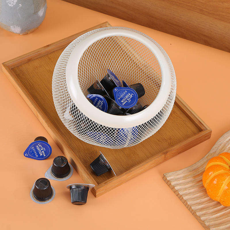 Sturdy Metal Wire Fruit &amp; Vegetable Storage Basket – Slant Opening Organizer