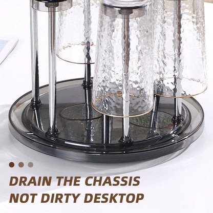Rotating 6 Cups Mug Drying Rack for kitchen countertop