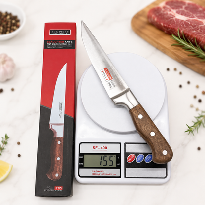 High grade stainless steel butcher knife T85 for meat cutting