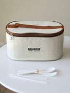 GOURMET 3pcs Stainless Steel Lunch Box – Durable, Safe & Travel-Friendly