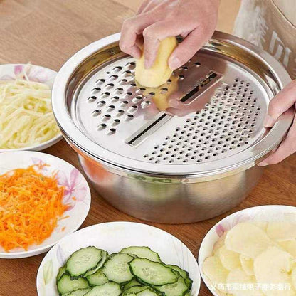 
Kitchen Vegetable Slicer Grater and Chopper Set