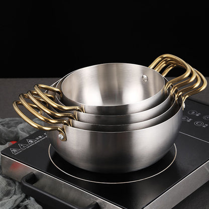 
Korean Style Stainless Steel Noodle Soup Pot