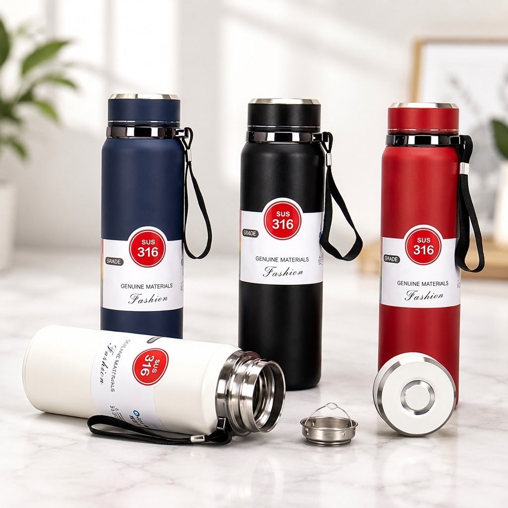Large capacity 316 stainless steel thermos bottle