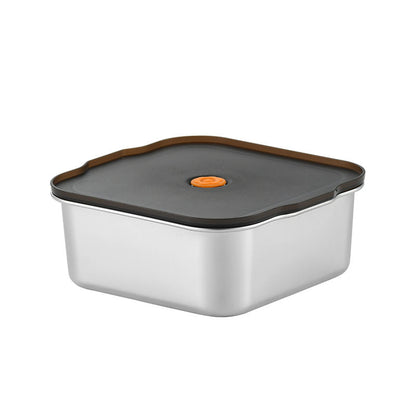 
Leak-proof stainless steel food storage container