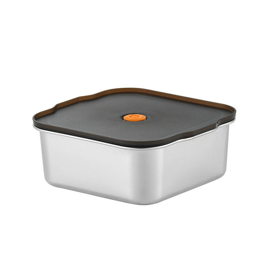 
Leak-proof stainless steel food storage container