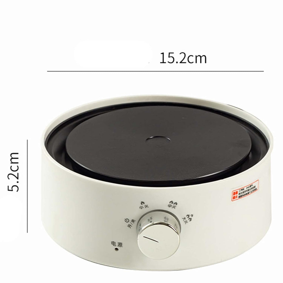 Low Power 500W Electric Cooking Stove with Knob Control