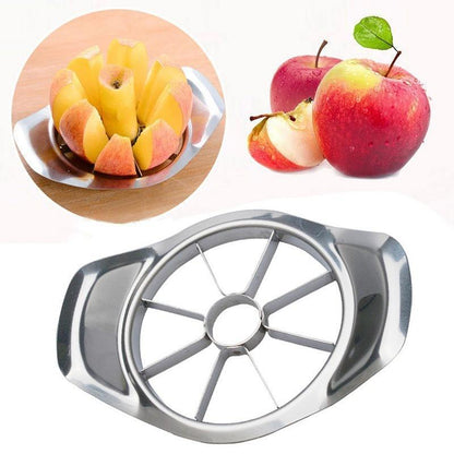 Manual stainless steel apple slicer and corer