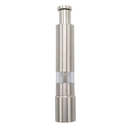 
Manual stainless steel pepper mill for fresh seasoning