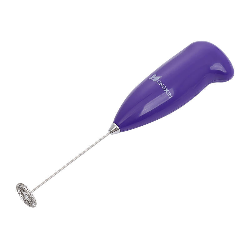 Mini electric milk frother and coffee whisk handheld mixer