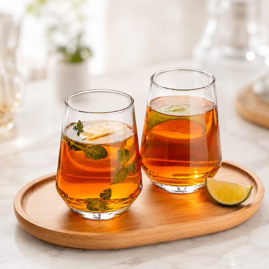 Crystal Clear Wine Glass | Elegant Transparent Glassware for Red & White Wine