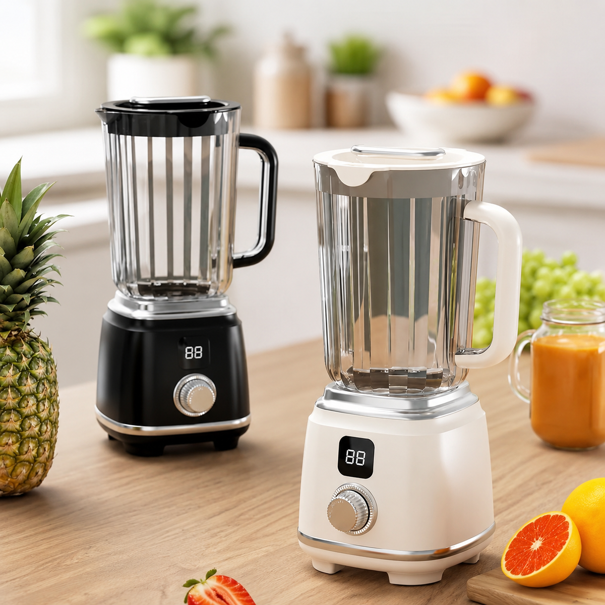 Family Size Large Capacity Electric Citrus Juicer Blender | Food-Grade Fresh Fruit & Vegetable Juicer