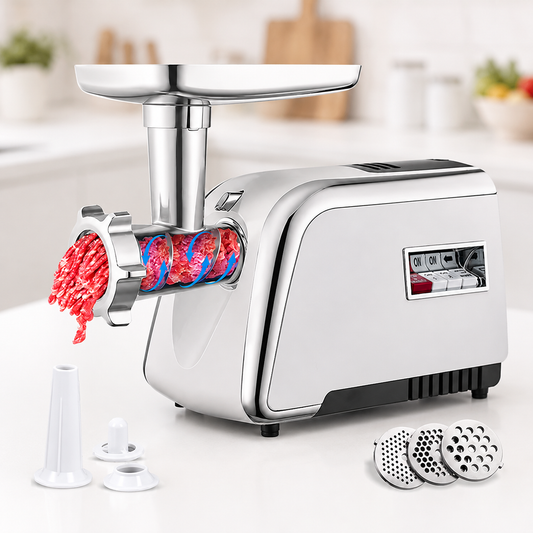 2600W Electric Meat Grinder Slicer and Sausage Stuffer