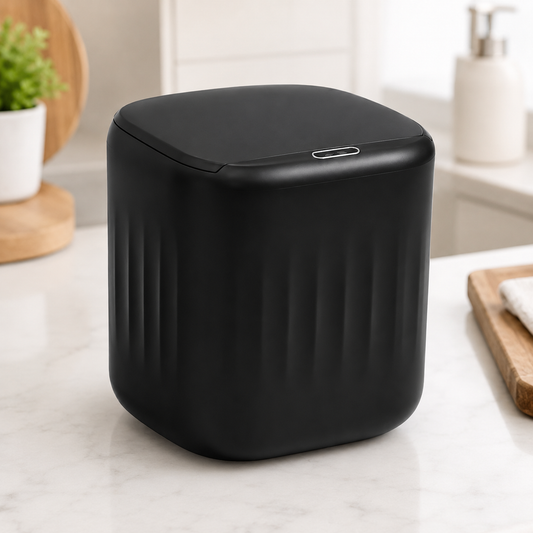 Smart Automatic Sensor Trash Can | Battery-Powered Odor-Proof Touchless Dustbin