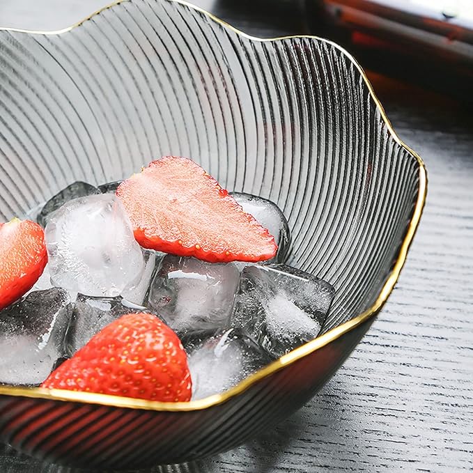 
Modern glass bowls for home dining