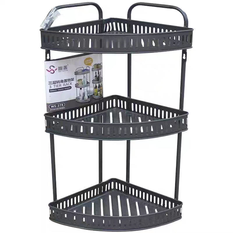 
Modern triangle kitchen spice storage rack
