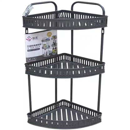 
Modern triangle kitchen spice storage rack