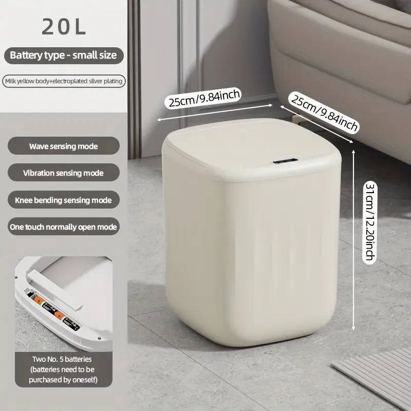 
Motion sensor household trash can