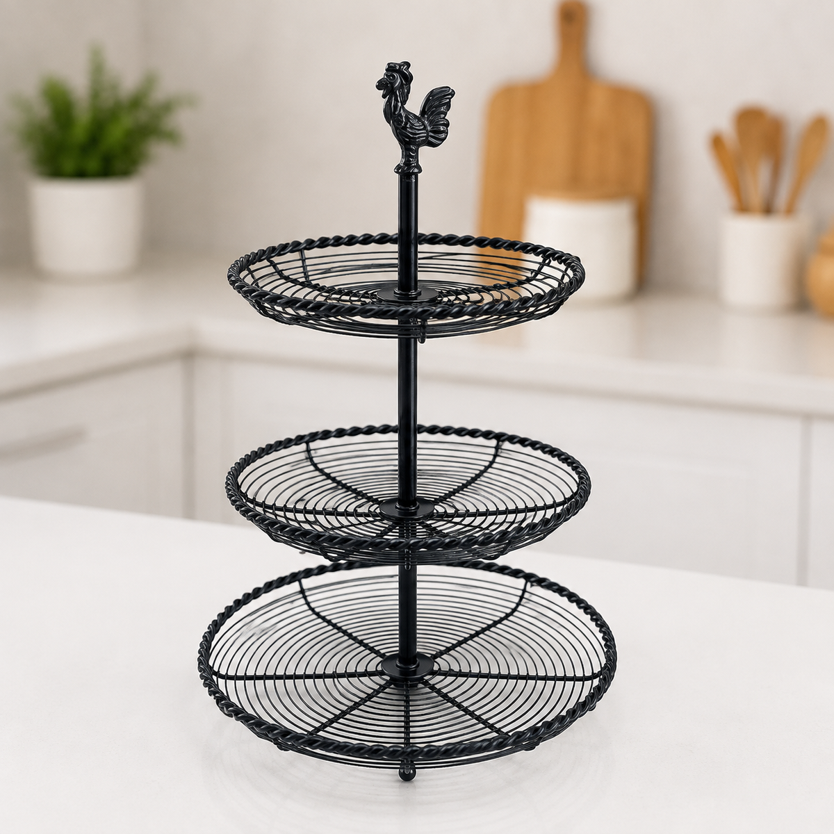 
Multi-Layer Metal Fruit and Vegetable Storage Rack