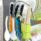 
Multi-functional dish organizer with cup holderr