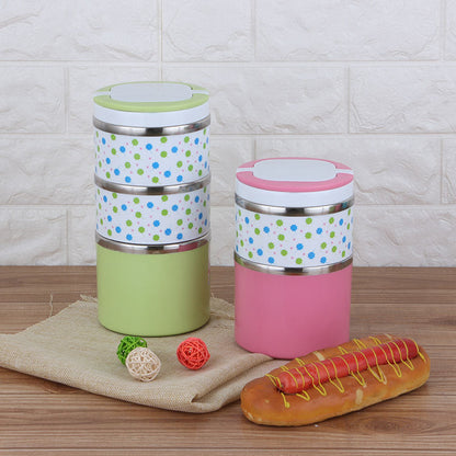 
Portable 3 Layer Food Storage Container for Daily Meals