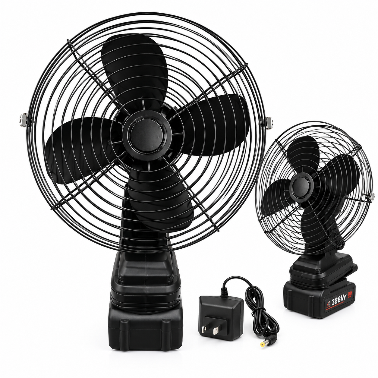 
Portable USB Rechargeable Metal Desk Fan