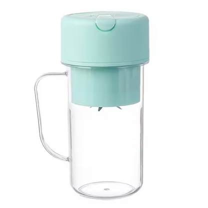 Portable rechargeable juicer with stainless steel blades
