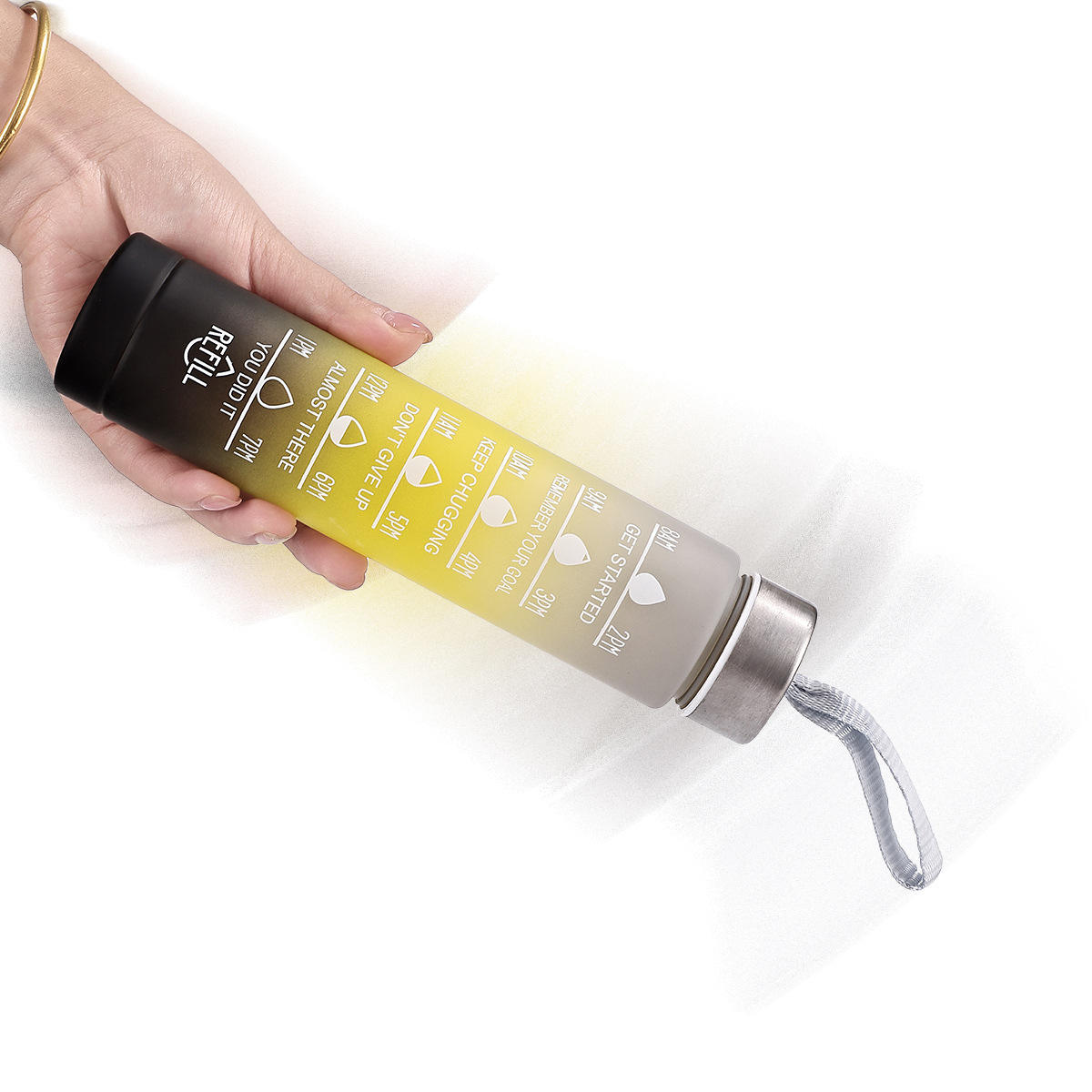 
Premium BPA-free motivational water bottle