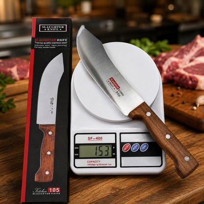
Premium Carbon Steel Kitchen Butcher Knife