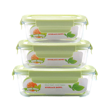 
Premium borosilicate glass meal prep container set