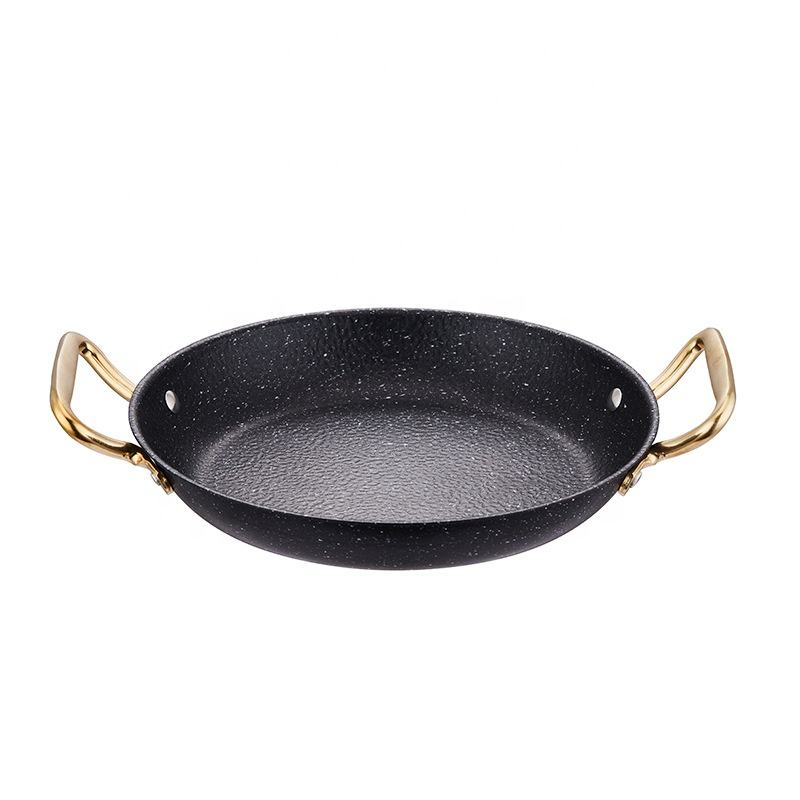 
Premium frying pan with heat-resistant handle